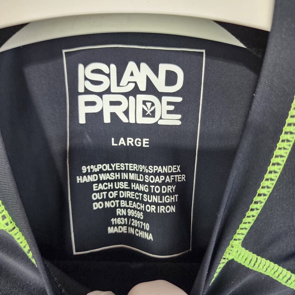 Men's Navy Rash Guard - Picture 2 of 3